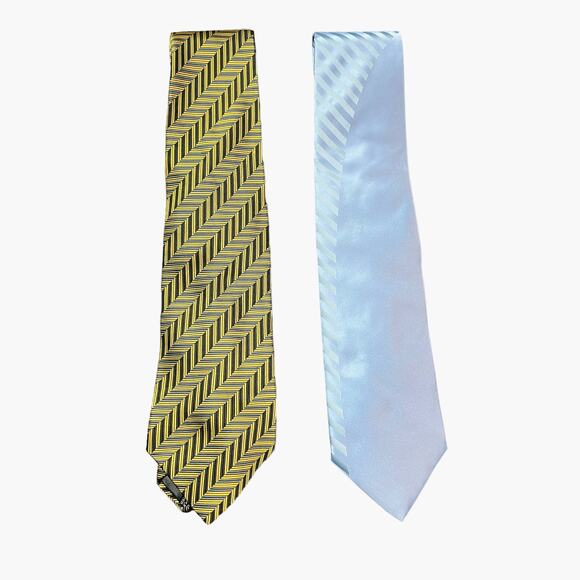 LANVIN Lot of 7 100% Silk Ties Made in Italy - Picture 10 of 12